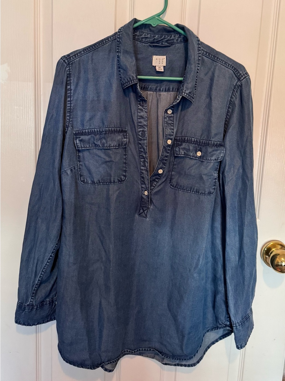 and now this-Chambray utility tunic